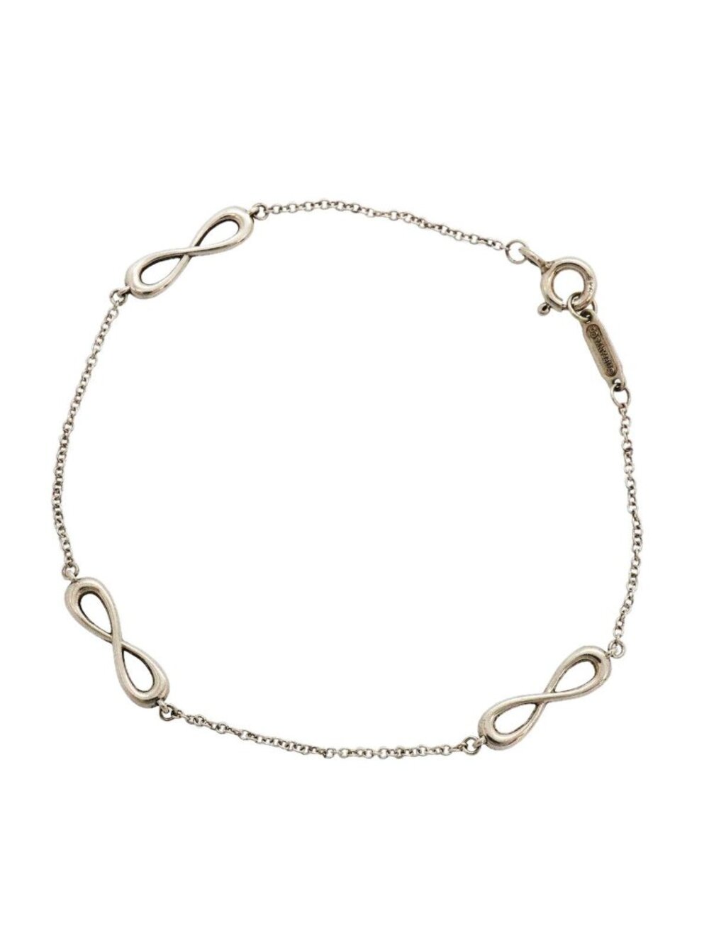 Tiffany & Co Bracelet Infinity en Dress 925 Sterling Silver